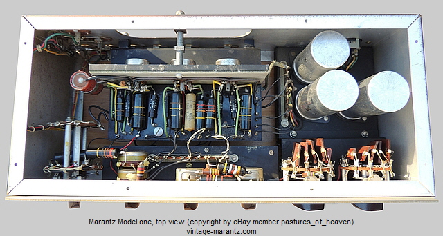 Marantz Model one, top view (copyright by eBay member pastures_of_heaven)
vintage-marantz.com