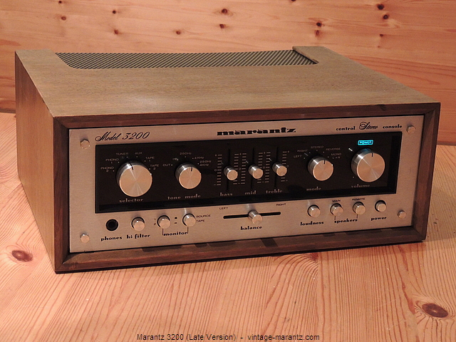 Marantz 3200 (Late Version)  -  vintage-marantz.com