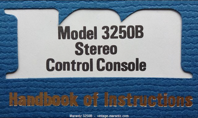 Marantz 3250B  -  vintage-marantz.com