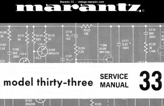Marantz 33  -  vintage-marantz.com