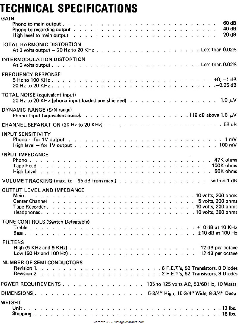 Marantz 33  -  vintage-marantz.com