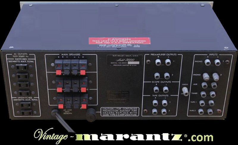 Marantz 3600B  -  vintage-marantz.com