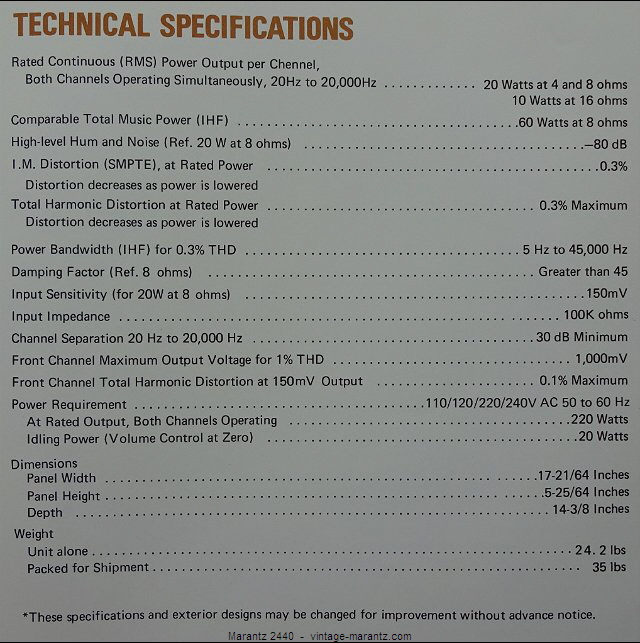 Marantz 2440  -  vintage-marantz.com