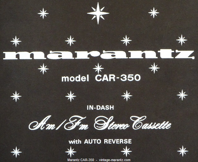 Marantz CAR-350  -  vintage-marantz.com