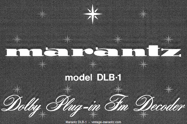 Marantz DLB-1  -  vintage-marantz.com