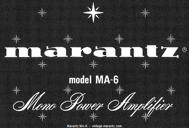 Marantz MA-6  -  vintage-marantz.com