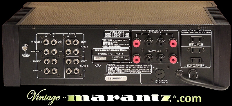 Marantz PM-4  -  vintage-marantz.com