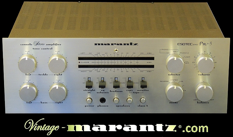 Marantz PM-5  -  vintage-marantz.com