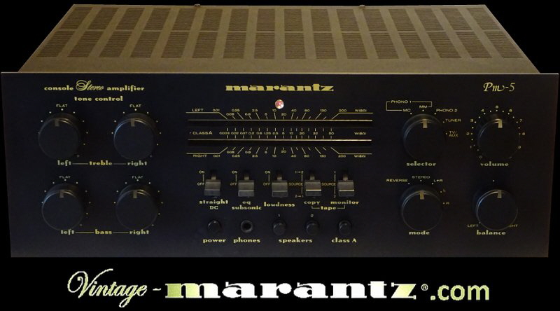 Marantz PM-5 Black  -  vintage-marantz.com