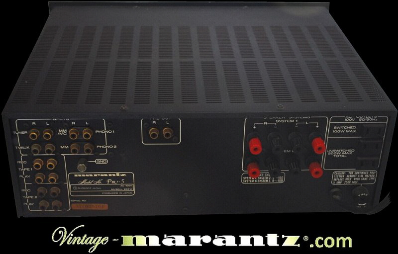 Marantz PM-5 Black  -  vintage-marantz.com