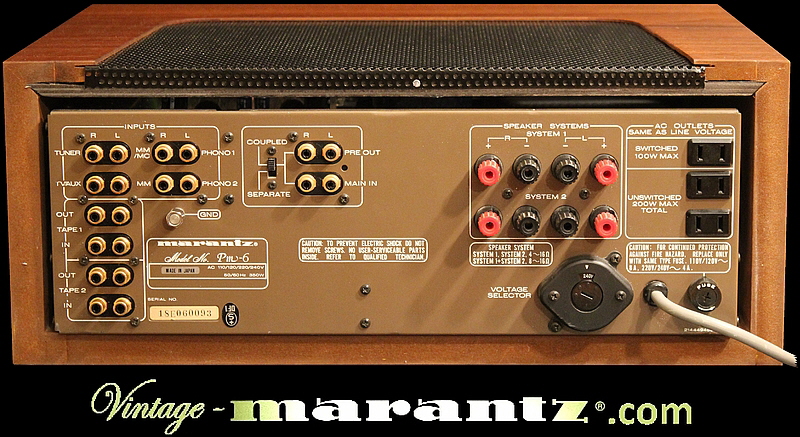 Marantz PM-6  -  vintage-marantz.com