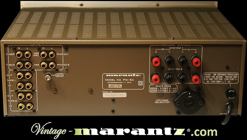 Marantz PM-6a  -  vintage-marantz.com