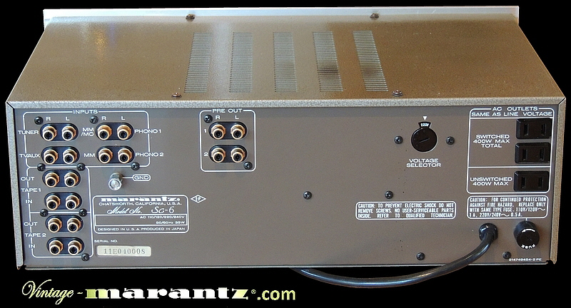 Marantz SC-6  -  vintage-marantz.com