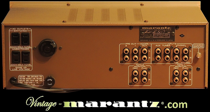 Marantz SC-7  -  vintage-marantz.com
