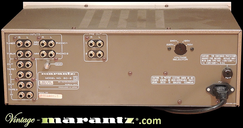 Marantz SC-8  -  vintage-marantz.com