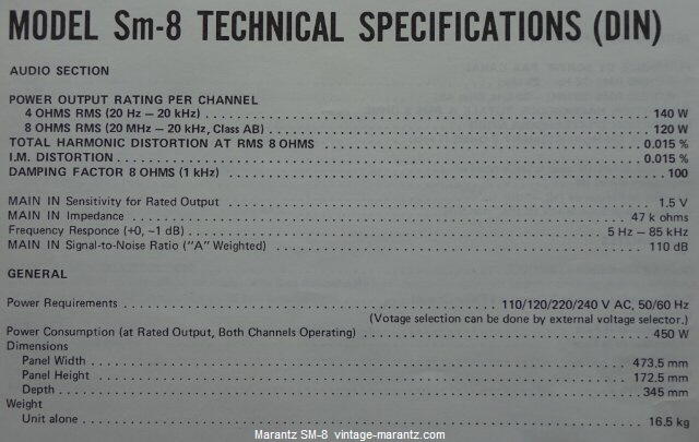 Marantz SM-8  vintage-marantz.com