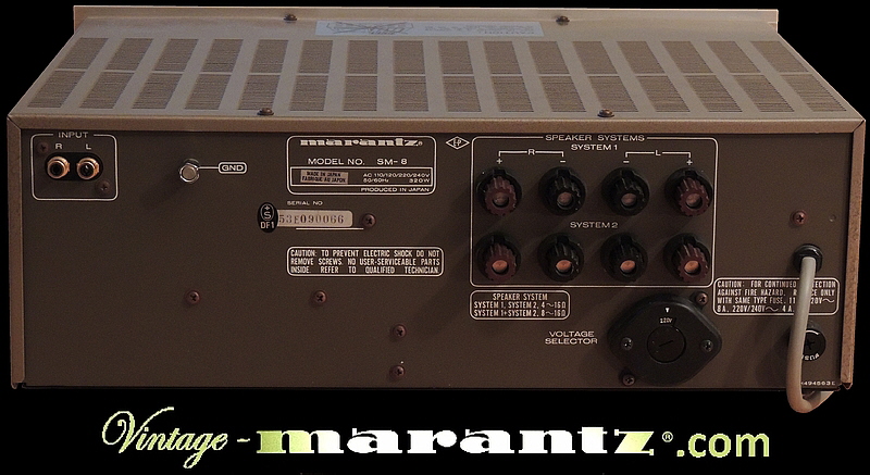 Marantz SM-8  -  vintage-marantz.com