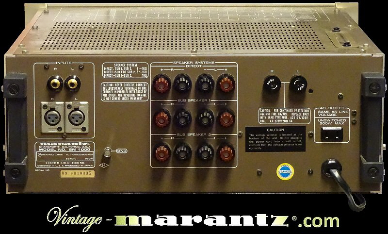 Marantz SM-1000  -  vintage-marantz.com