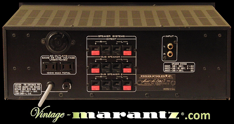 Marantz SM 7  -  vintage-marantz.com