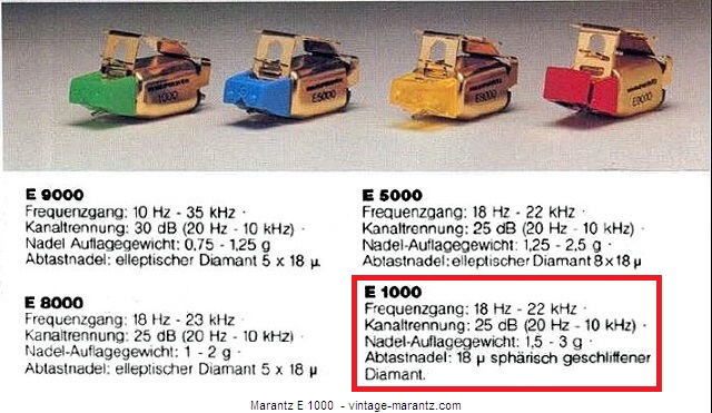 Marantz E 1000  - vintage-marantz.com
