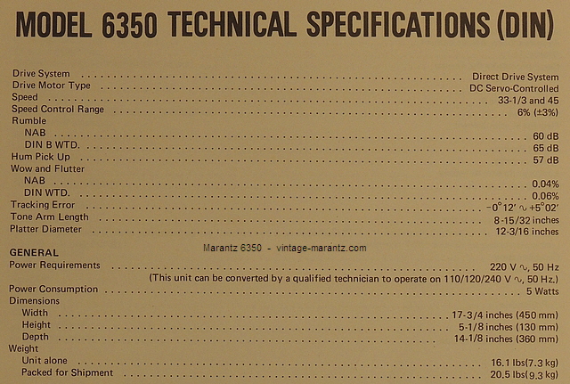 Marantz 6350  -  vintage-marantz.com