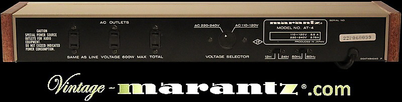 Marantz AT-4  -  vintage-marantz.com