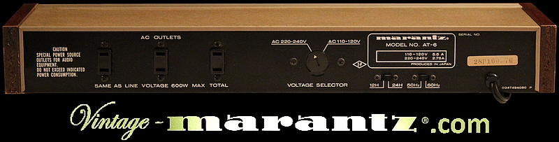 Marantz AT-6  -  vintage-marantz.com