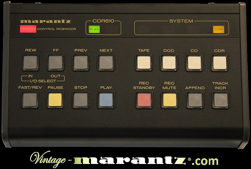 Marantz RC610CDR  -  vintage-marantz.com