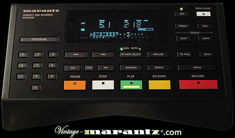 Marantz RC640CDR  -  vintage-marantz.com