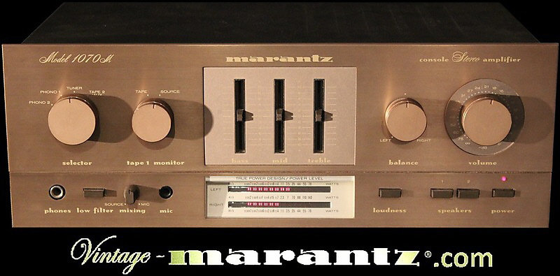 Marantz 1070M  -  vintage-marantz.com