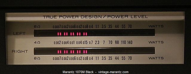 Marantz 1070M Black  -  vintage-marantz.com