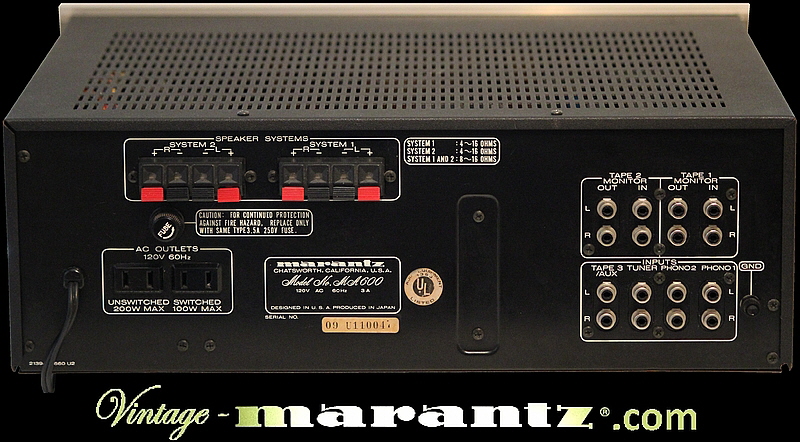 Marantz MA 600  -  vintage-marantz.com