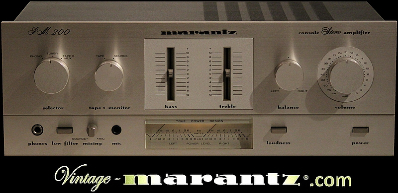 Marantz PM 200  -  vintage-marantz.com
