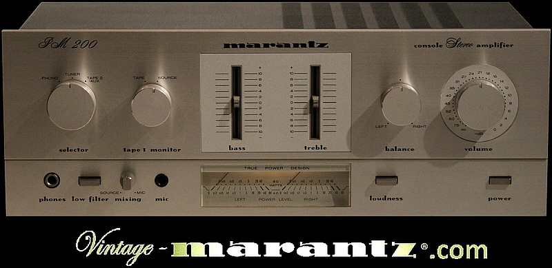 Marantz PM 200  -  vintage-marantz.com