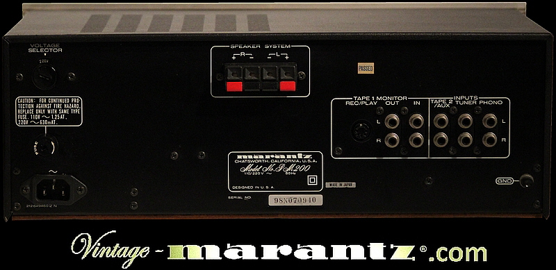 Marantz PM 200  -  vintage-marantz.com