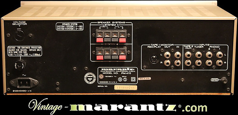 Marantz PM 410  -  vintage-marantz.com