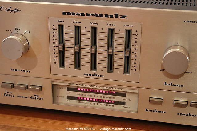 Marantz PM 500 DC  -  vintage-marantz.com