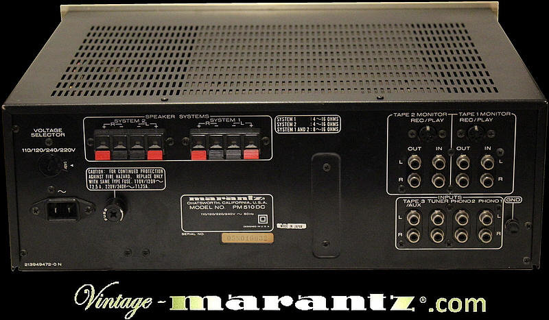 Marantz PM 510 DC  -  vintage-marantz.com