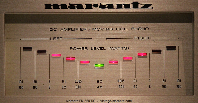 Marantz PM 550 DC  -  vintage-marantz.com
