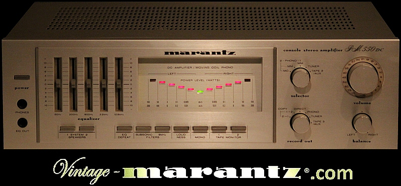 Marantz PM 550DC  -  vintage-marantz.com