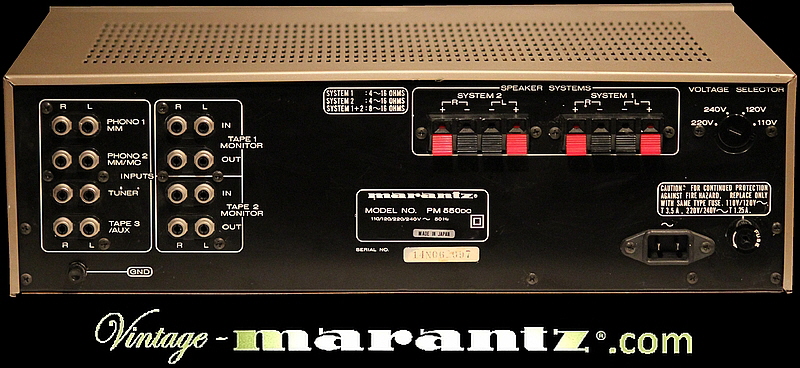 Marantz PM 550DC  -  vintage-marantz.com