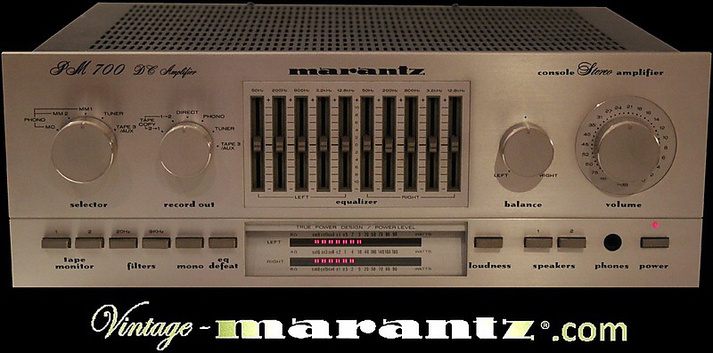 Marantz PM 700 DC  -  vintage-marantz.com