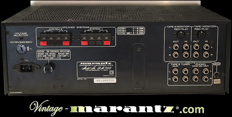 Marantz PM 700 DC  -  vintage-marantz.com