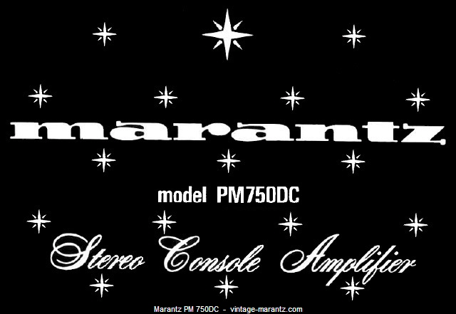 Marantz PM 750DC  -  vintage-marantz.com