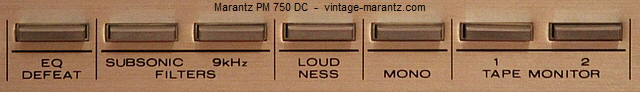 Marantz PM 750 DC  -  vintage-marantz.com