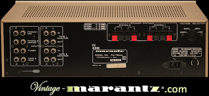 Marantz PM 750DC  -  vintage-marantz.com