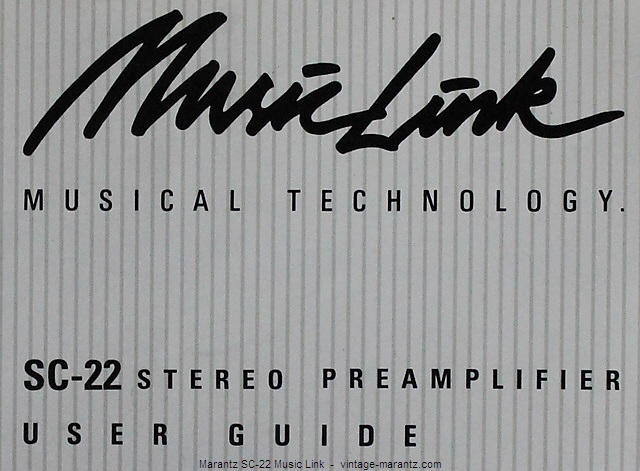 Marantz SC-22 Music Link  -  vintage-marantz.com