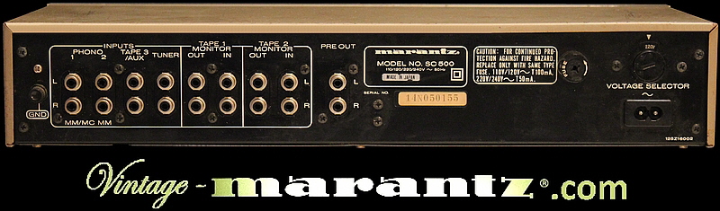 Marantz SC 500  -  vintage-marantz.com