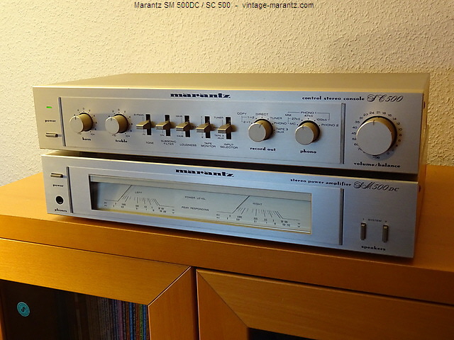 Marantz SM 500DC / SC 500  -  vintage-marantz.com