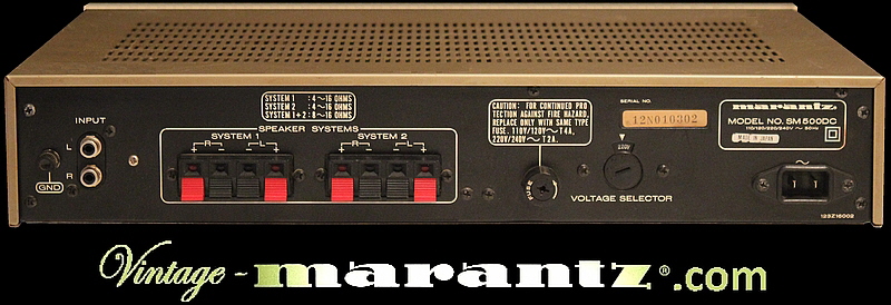 Marantz SM 500 DC  -  vintage-marantz.com